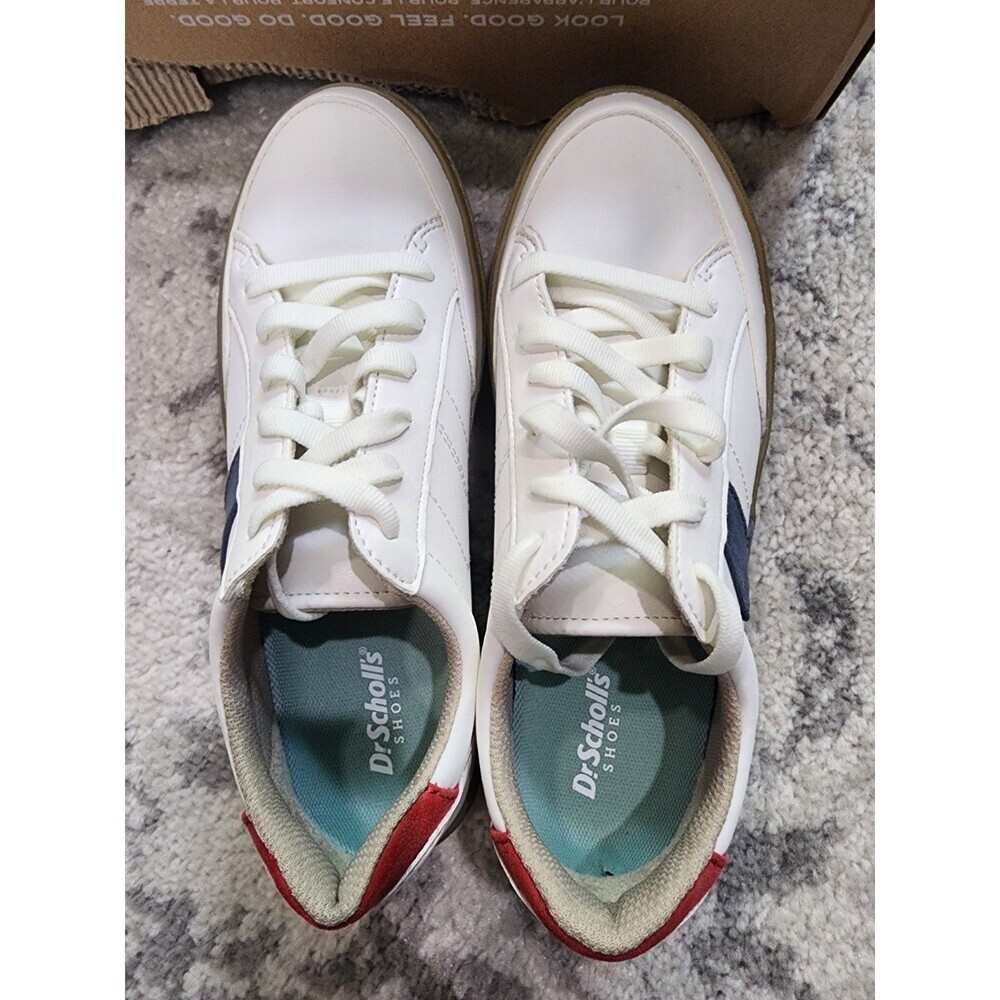 Dr. Scholl's Size 6.5M Madison Lace Womens Fashion Sneakers White Nylon - Picture 5 of 9